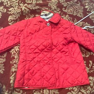 Girls Burberry jacket 7 years old
